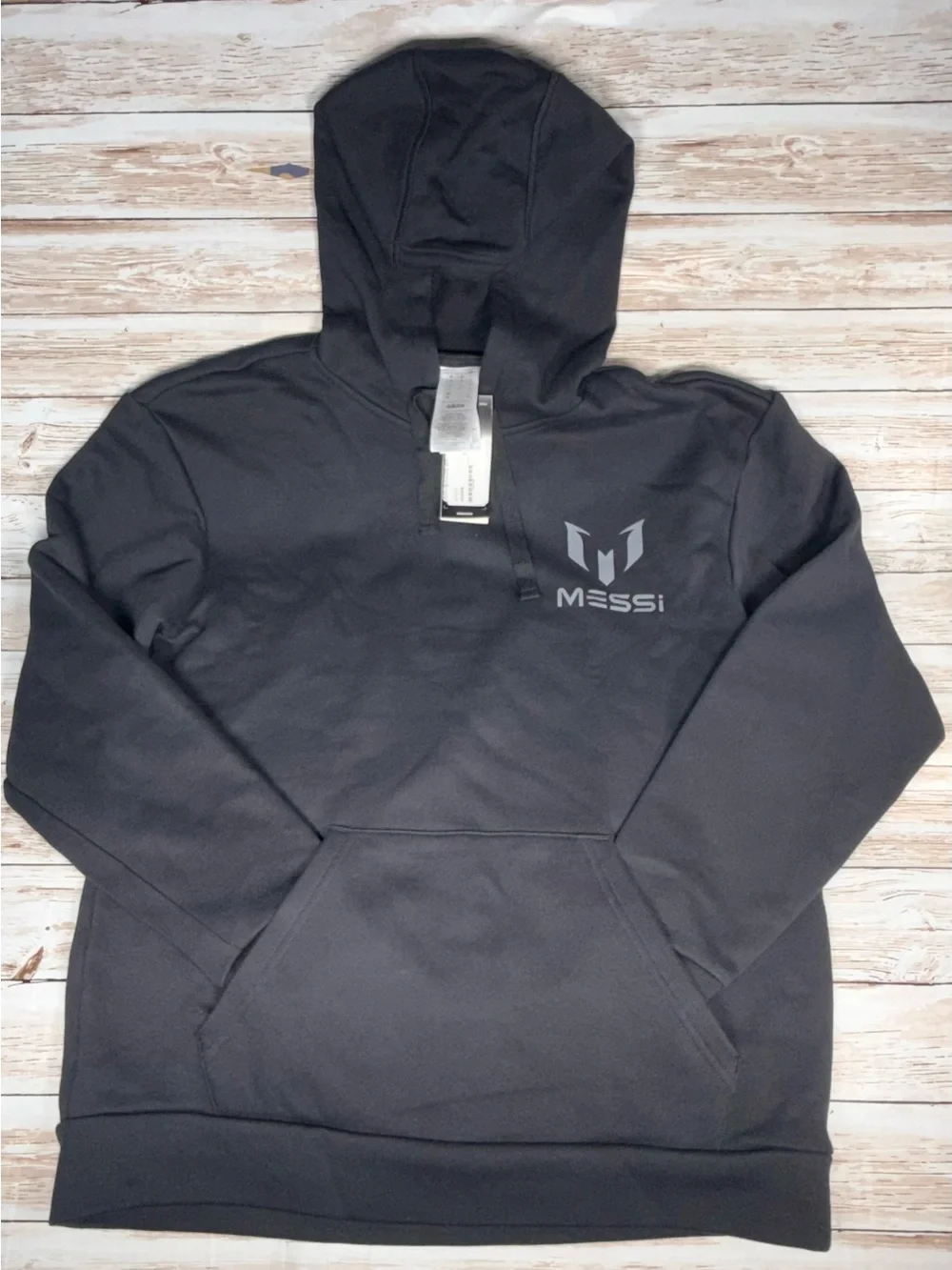 Messi adidas Black Hooded Sweatshirt NEE